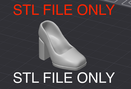 STL file for Classic Mini Square Heels